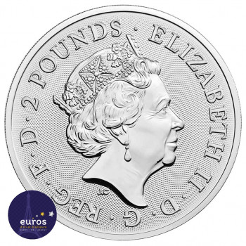 Avers de la pièce GRANDE-BRETAGNE 2021 - 2£ The Who - Légendes Musicales - 1oz Argent 999,99‰ - Bullion