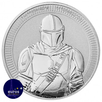 NIUE 2021 - 2$ NZD - The Mandalorian™ - 1oz argent - Star Wars™