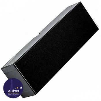 Boîte rangement LOGIK pour 40 coincards, horizontal, noir ouverte