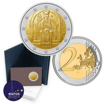 Pièce de 2 euros commémorative ANDORRE 2021 - Dame de Mertixell - Belle Épreuve