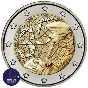 2 euros commémorative commune SLOVENIE 2022 - 35ème anniversaire Erasmus - UNC