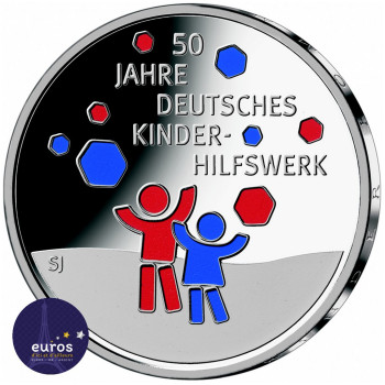 20 euros ALLEMAGNE 2022 - 50ans Organisation de Aide à l'Enfance - Ag 925‰ - UNC