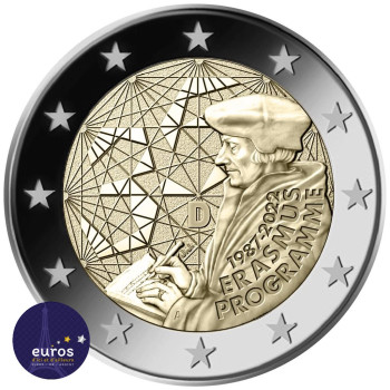 2 euros commémorative ALLEMAGNE 2022 - 35ème anniversaire Erasmus - Atelier A