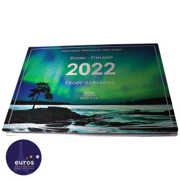 Coffret FINLANDE 2022 Belle Épreuve - Série 1 cent à 2€ + 3 x 2€ commémoratives