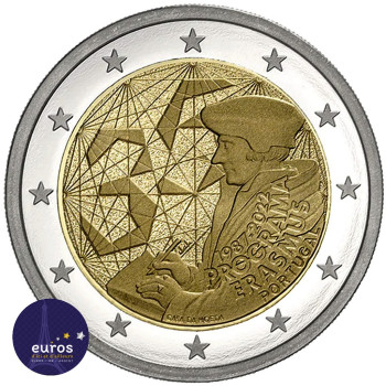 2 euros commémorative commune PORTUGAL 2022 - Erasmus - Belle Épreuve