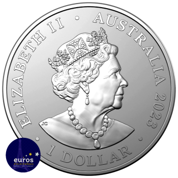 AUSTRALIE 2023 - 1$ AUD - La Méduse Boîte - Animaux les Plus Dangereux d'Australie - 1oz argent 999,99‰