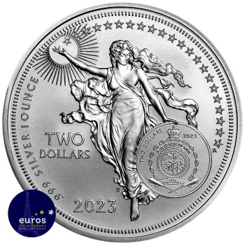 NIUE 2023 - 2$ NZD Marie CURIE - Les Icônes de l'Inspiration (6) - 1oz argent - Bullion Premium