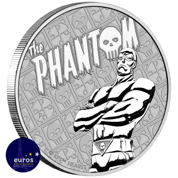 TUVALU 2022 - 1$ TVD - The Phantom - Argent 999‰