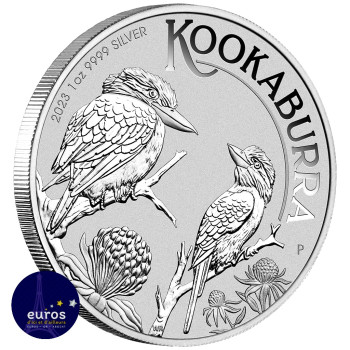 AUSTRALIE 2023 - 1$ AUD - Kookaburra - 1oz  argent 999,99‰ - Bullion coin